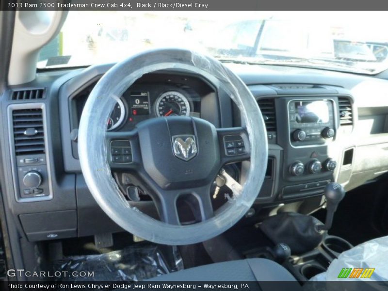 Black / Black/Diesel Gray 2013 Ram 2500 Tradesman Crew Cab 4x4