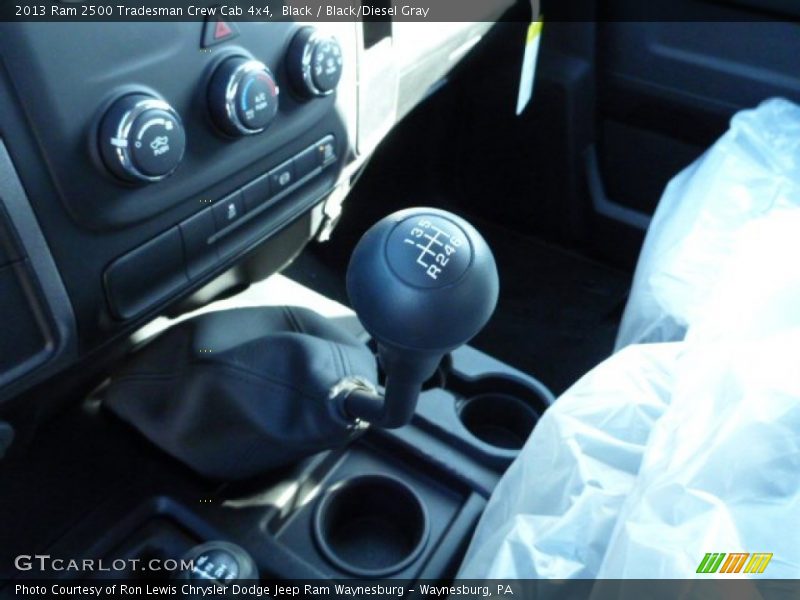  2013 2500 Tradesman Crew Cab 4x4 6 Speed Manual Shifter