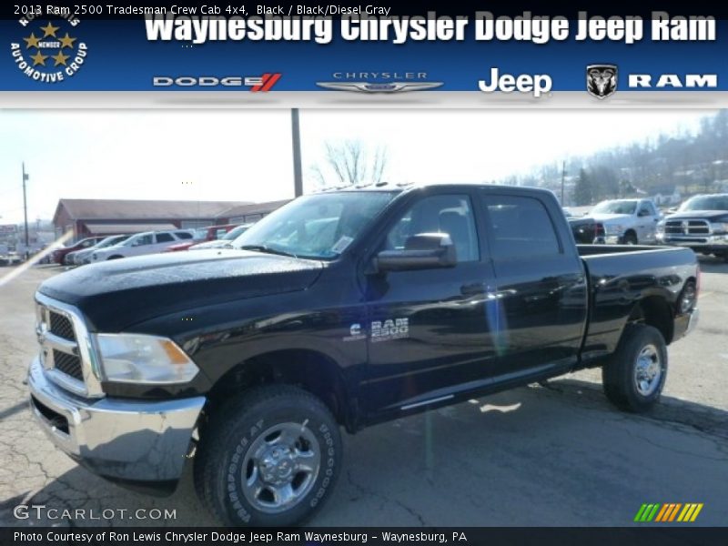 Black / Black/Diesel Gray 2013 Ram 2500 Tradesman Crew Cab 4x4