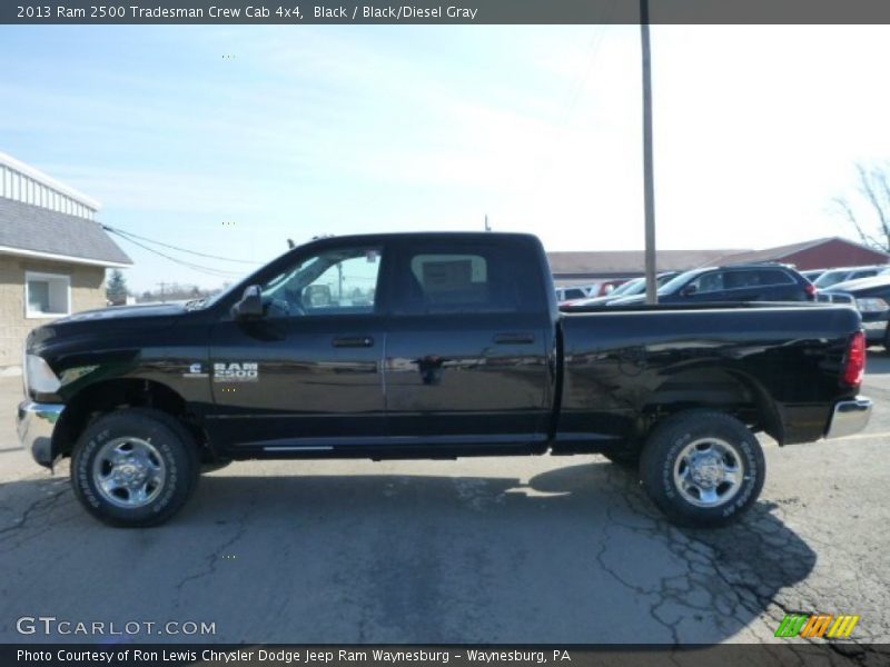 Black / Black/Diesel Gray 2013 Ram 2500 Tradesman Crew Cab 4x4