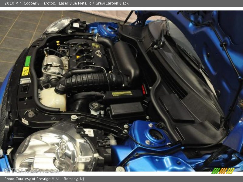 Laser Blue Metallic / Grey/Carbon Black 2010 Mini Cooper S Hardtop