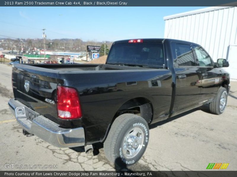 Black / Black/Diesel Gray 2013 Ram 2500 Tradesman Crew Cab 4x4