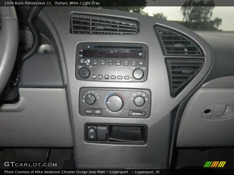 Olympic White / Light Gray 2004 Buick Rendezvous CX