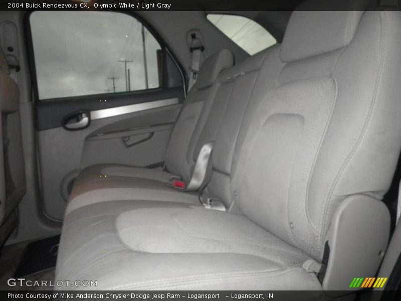 Olympic White / Light Gray 2004 Buick Rendezvous CX