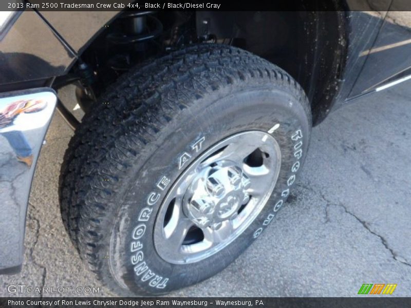 Black / Black/Diesel Gray 2013 Ram 2500 Tradesman Crew Cab 4x4