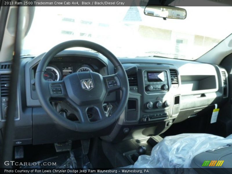 Black / Black/Diesel Gray 2013 Ram 2500 Tradesman Crew Cab 4x4