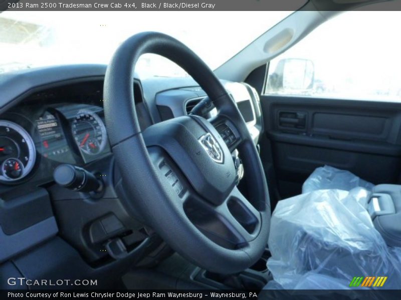 Black / Black/Diesel Gray 2013 Ram 2500 Tradesman Crew Cab 4x4