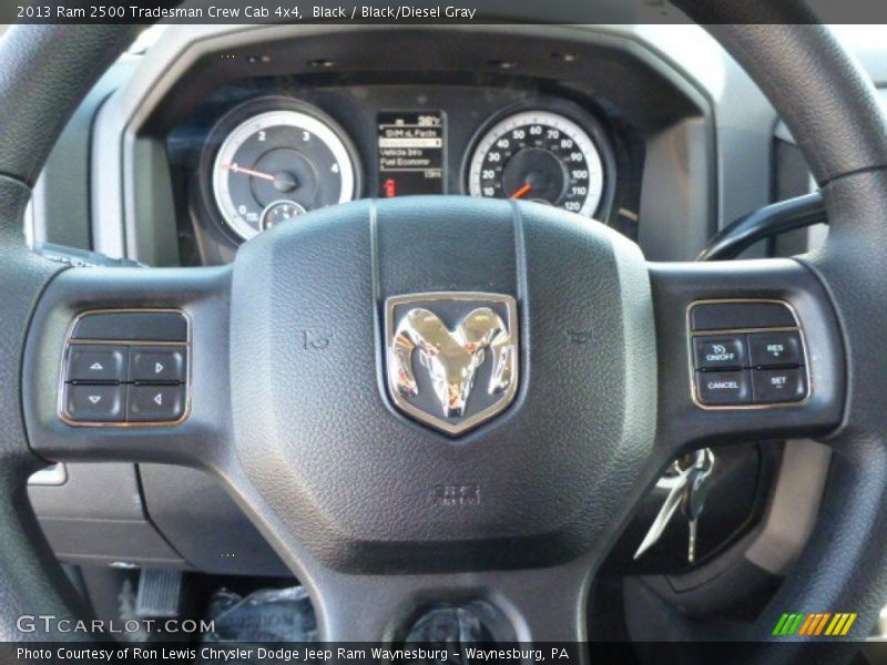 Black / Black/Diesel Gray 2013 Ram 2500 Tradesman Crew Cab 4x4