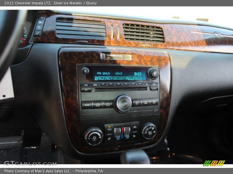 Silver Ice Metallic / Ebony 2012 Chevrolet Impala LTZ