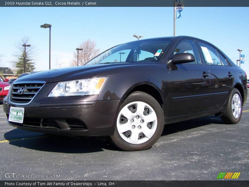 Cocoa Metallic / Camel 2009 Hyundai Sonata GLS