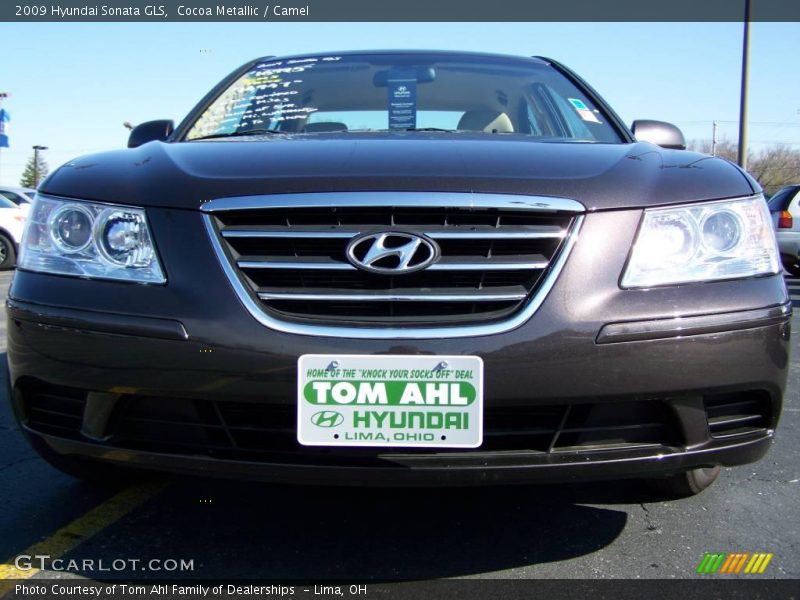 Cocoa Metallic / Camel 2009 Hyundai Sonata GLS