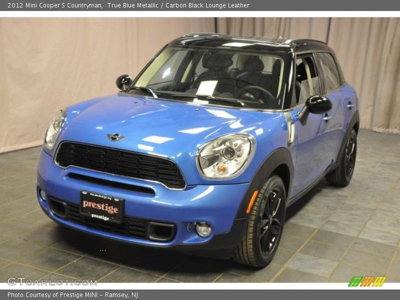 True Blue Metallic / Carbon Black Lounge Leather 2012 Mini Cooper S Countryman
