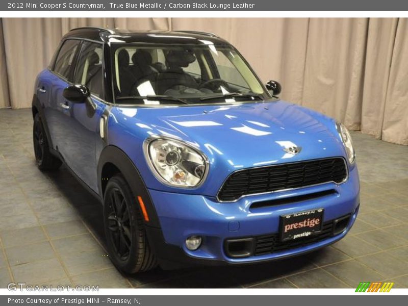 True Blue Metallic / Carbon Black Lounge Leather 2012 Mini Cooper S Countryman