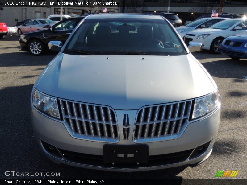 Brilliant Silver Metallic / Dark Charcoal 2010 Lincoln MKZ AWD