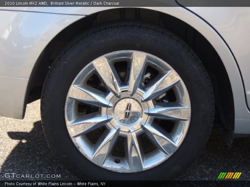Brilliant Silver Metallic / Dark Charcoal 2010 Lincoln MKZ AWD