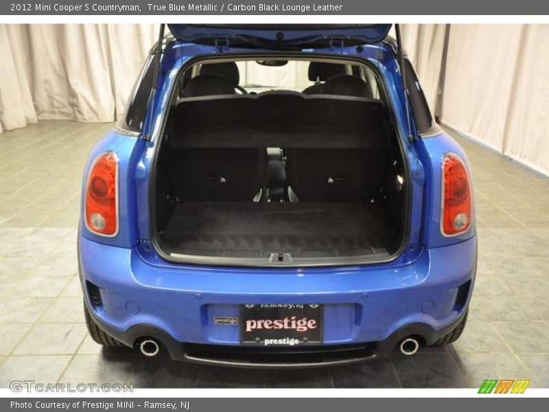 True Blue Metallic / Carbon Black Lounge Leather 2012 Mini Cooper S Countryman