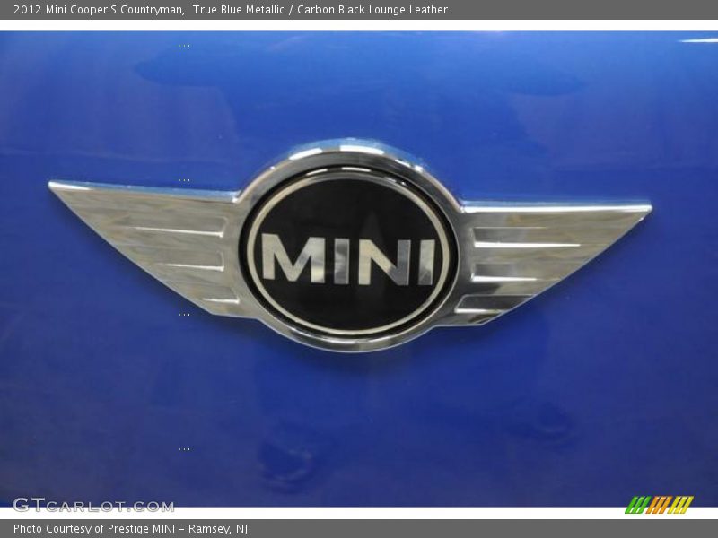 True Blue Metallic / Carbon Black Lounge Leather 2012 Mini Cooper S Countryman