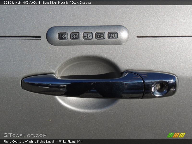 Brilliant Silver Metallic / Dark Charcoal 2010 Lincoln MKZ AWD