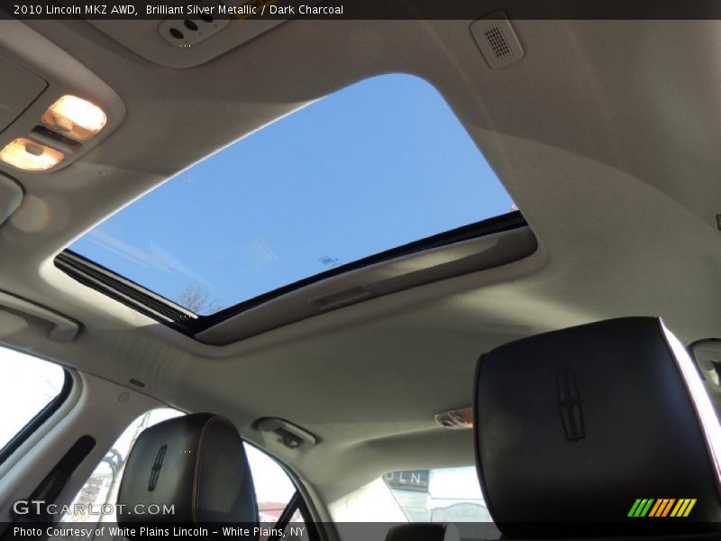Brilliant Silver Metallic / Dark Charcoal 2010 Lincoln MKZ AWD