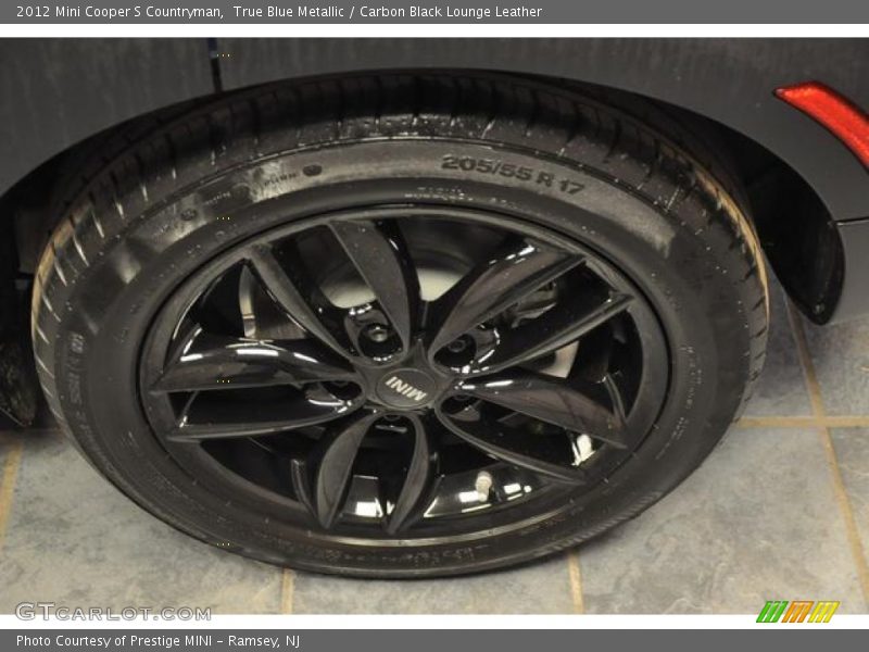 True Blue Metallic / Carbon Black Lounge Leather 2012 Mini Cooper S Countryman