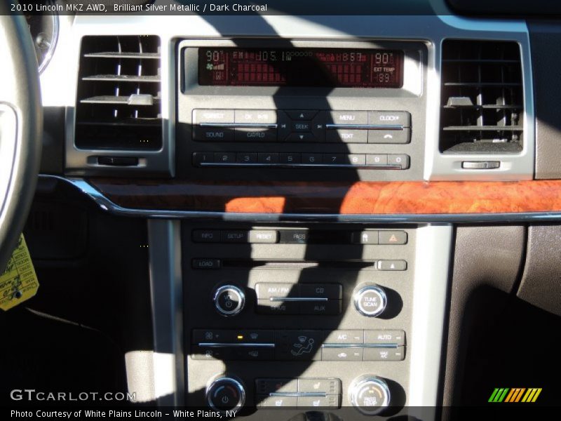 Brilliant Silver Metallic / Dark Charcoal 2010 Lincoln MKZ AWD