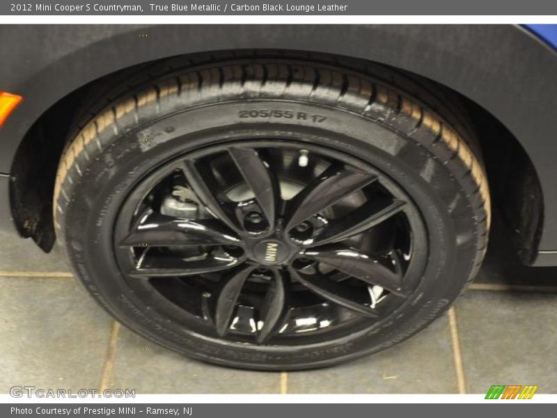 True Blue Metallic / Carbon Black Lounge Leather 2012 Mini Cooper S Countryman