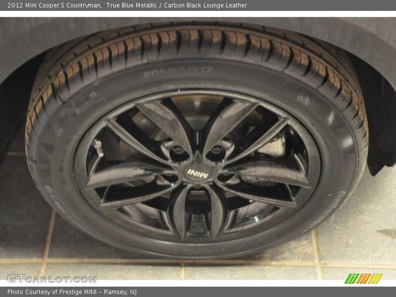 True Blue Metallic / Carbon Black Lounge Leather 2012 Mini Cooper S Countryman