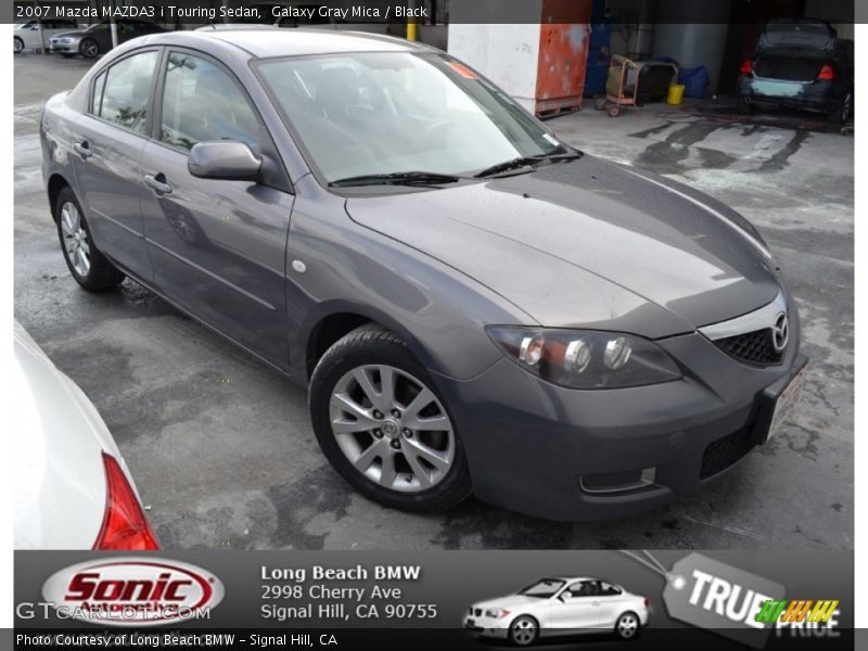 Galaxy Gray Mica / Black 2007 Mazda MAZDA3 i Touring Sedan