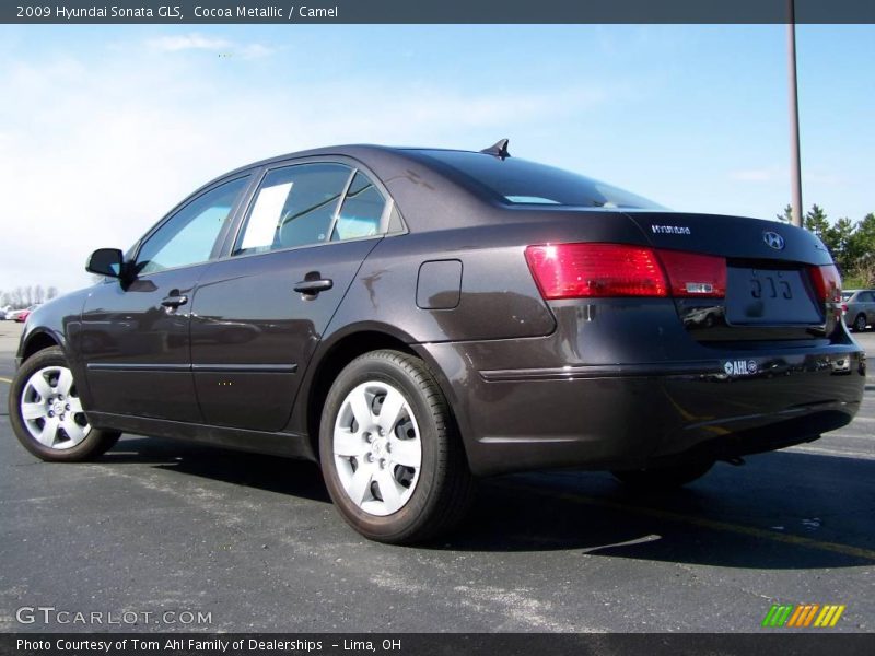 Cocoa Metallic / Camel 2009 Hyundai Sonata GLS