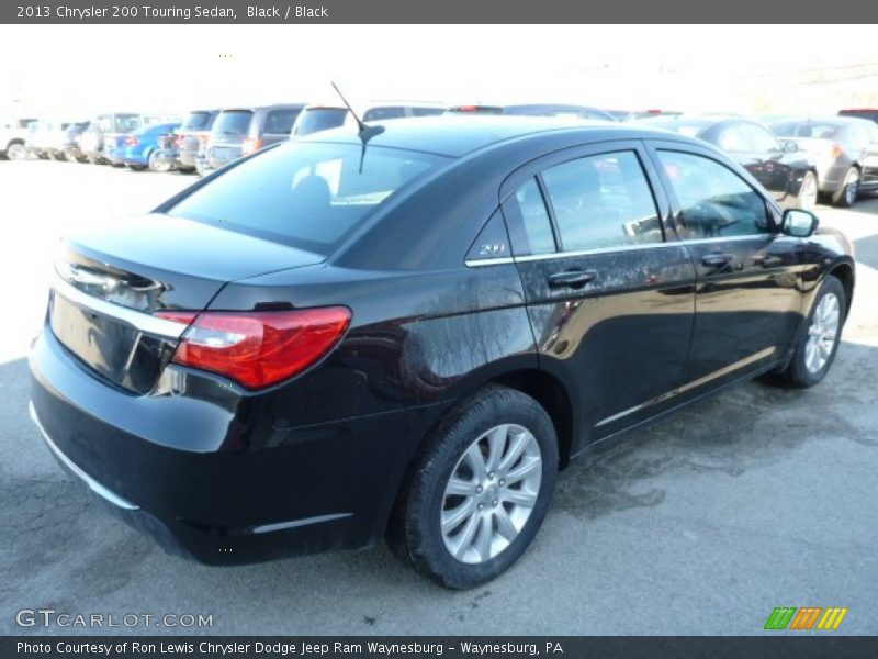 Black / Black 2013 Chrysler 200 Touring Sedan