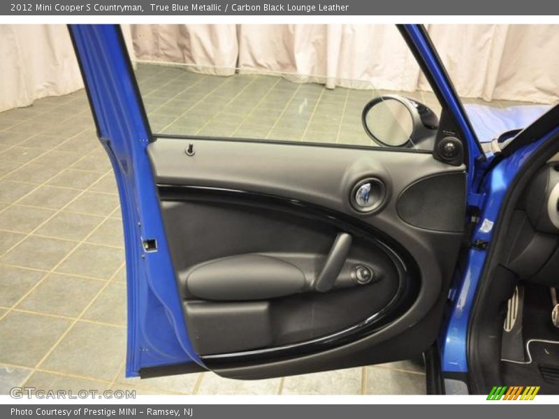 True Blue Metallic / Carbon Black Lounge Leather 2012 Mini Cooper S Countryman