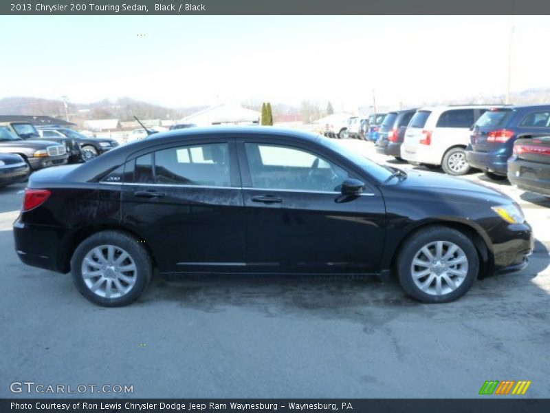Black / Black 2013 Chrysler 200 Touring Sedan