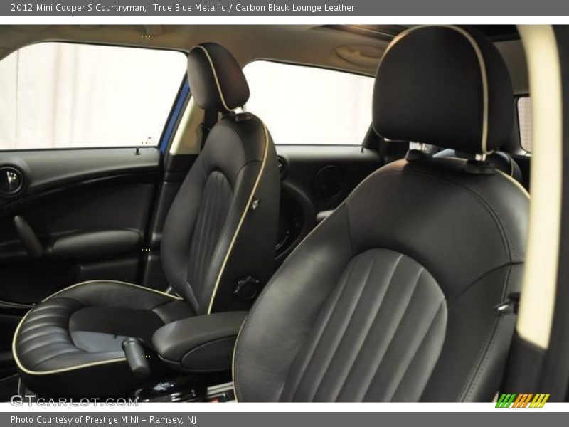 True Blue Metallic / Carbon Black Lounge Leather 2012 Mini Cooper S Countryman