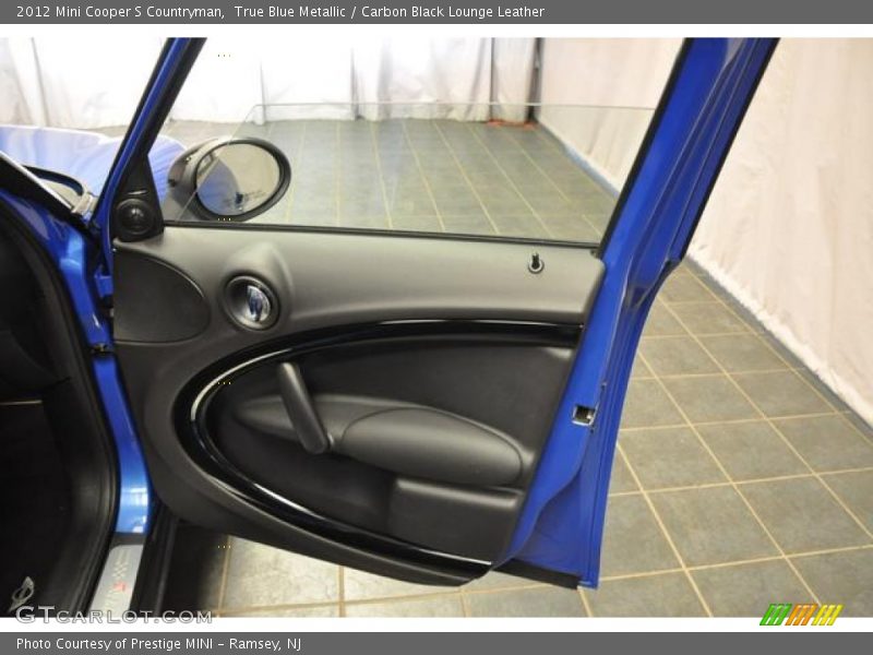 True Blue Metallic / Carbon Black Lounge Leather 2012 Mini Cooper S Countryman