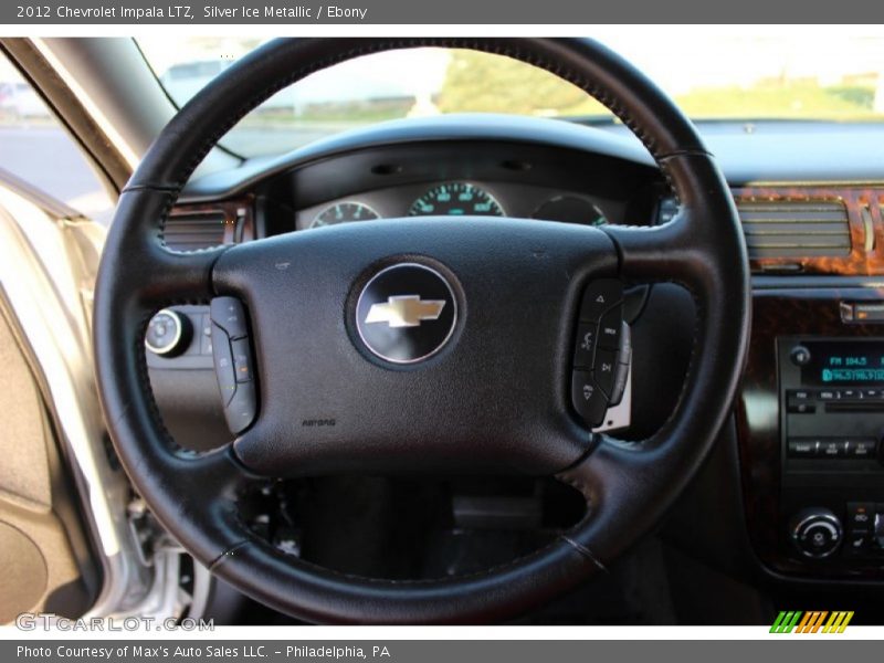 Silver Ice Metallic / Ebony 2012 Chevrolet Impala LTZ