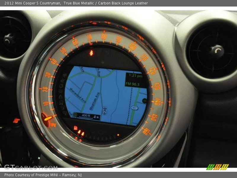 True Blue Metallic / Carbon Black Lounge Leather 2012 Mini Cooper S Countryman