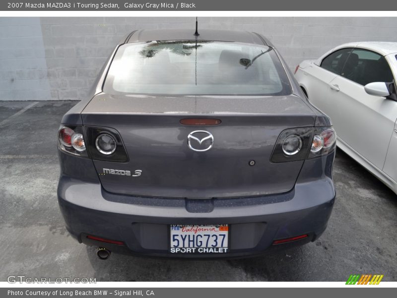 Galaxy Gray Mica / Black 2007 Mazda MAZDA3 i Touring Sedan