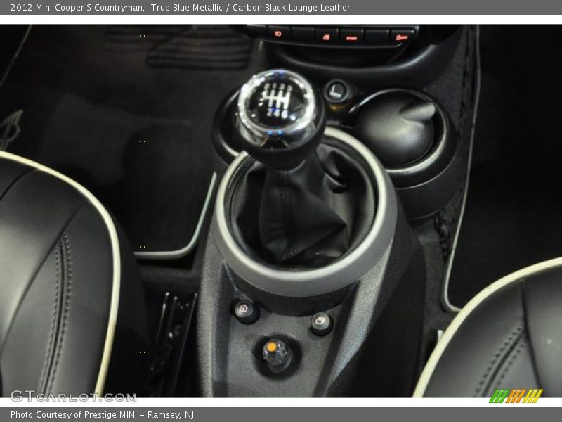 True Blue Metallic / Carbon Black Lounge Leather 2012 Mini Cooper S Countryman