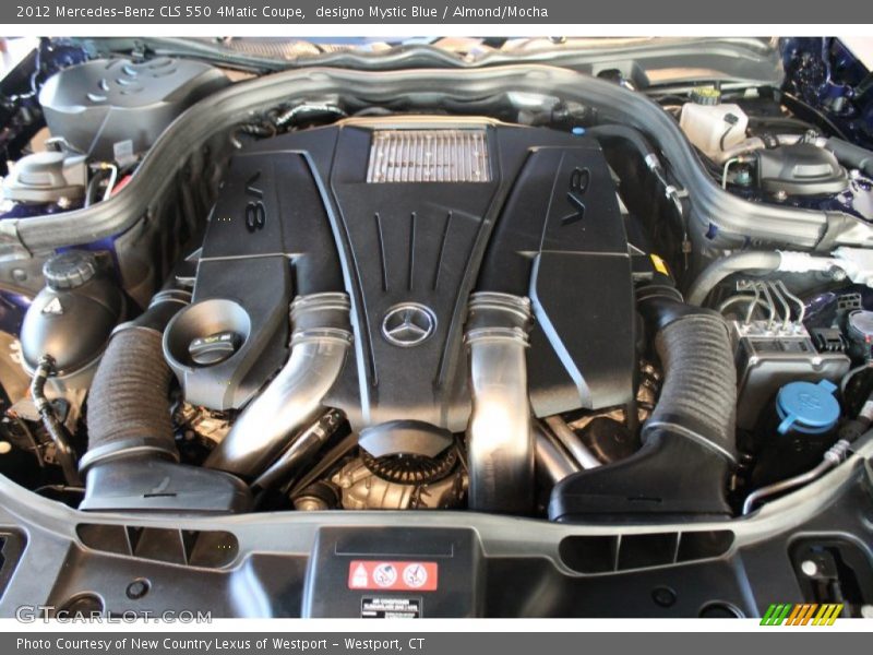  2012 CLS 550 4Matic Coupe Engine - 4.6 Liter Twin-Turbocharged DI DOHC 32-Valve VVT V8