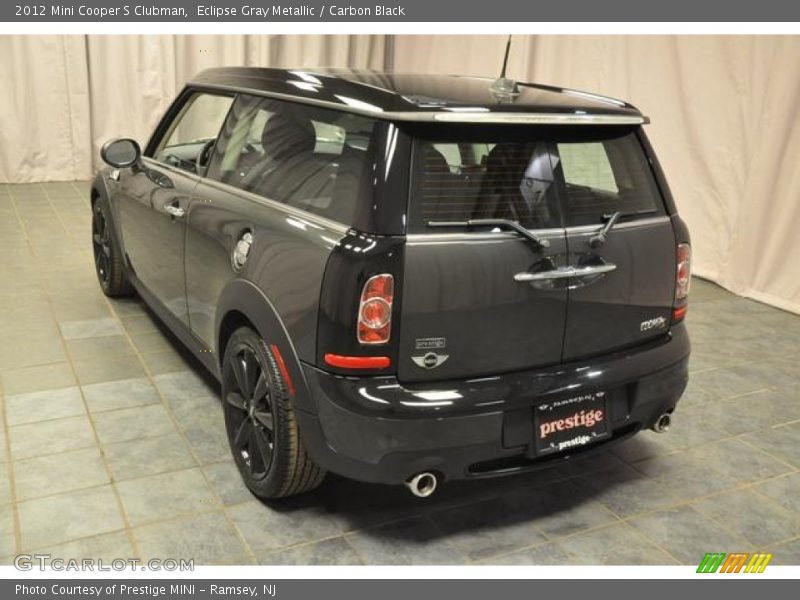 Eclipse Gray Metallic / Carbon Black 2012 Mini Cooper S Clubman