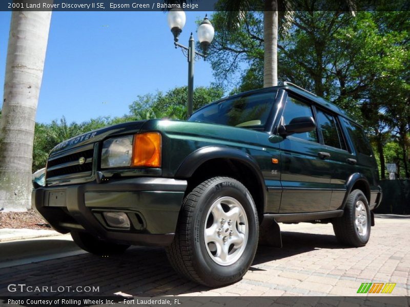 Epsom Green / Bahama Beige 2001 Land Rover Discovery II SE
