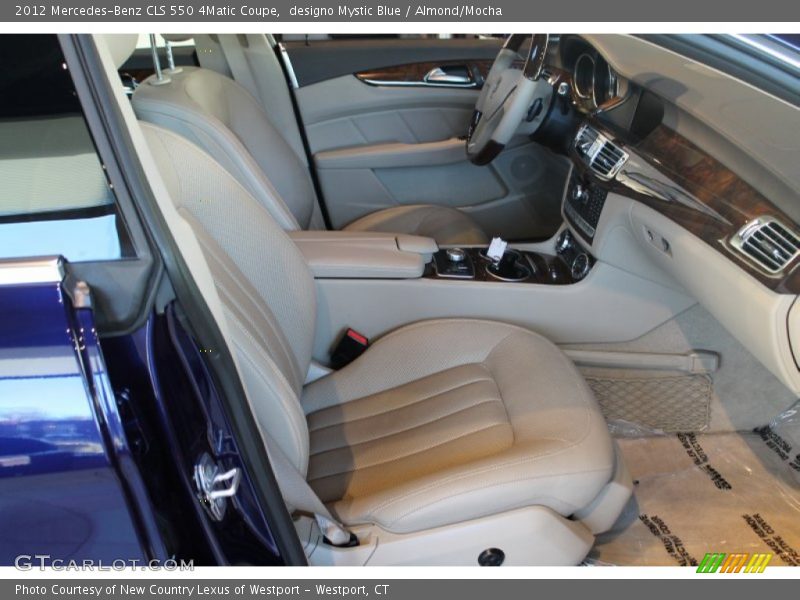 designo Mystic Blue / Almond/Mocha 2012 Mercedes-Benz CLS 550 4Matic Coupe