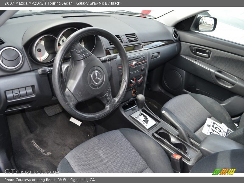 Black Interior - 2007 MAZDA3 i Touring Sedan 