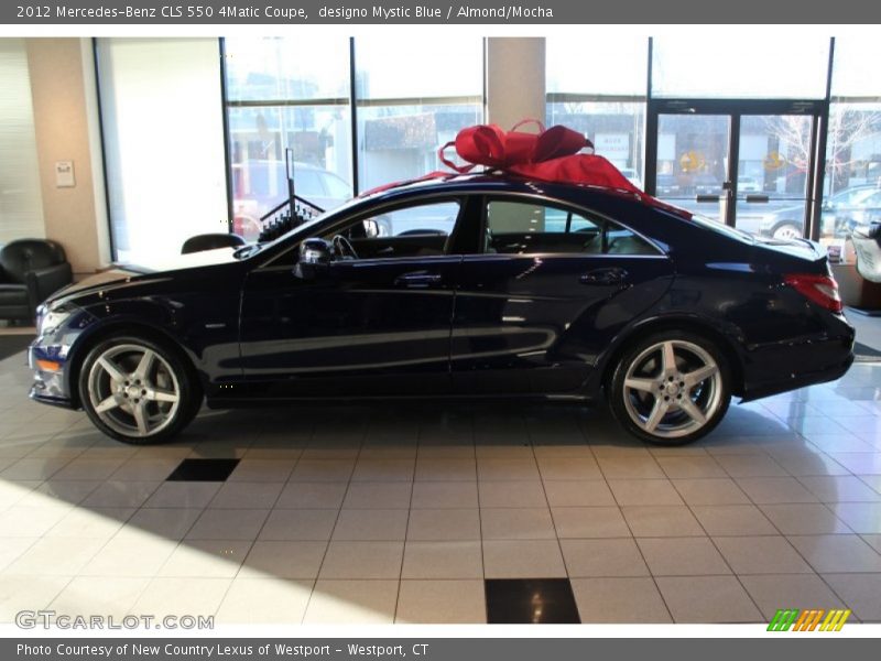  2012 CLS 550 4Matic Coupe designo Mystic Blue