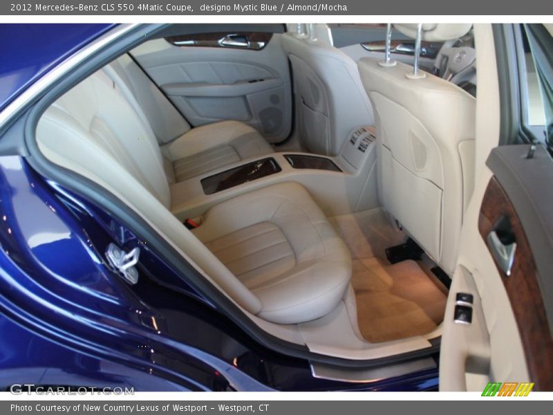 designo Mystic Blue / Almond/Mocha 2012 Mercedes-Benz CLS 550 4Matic Coupe