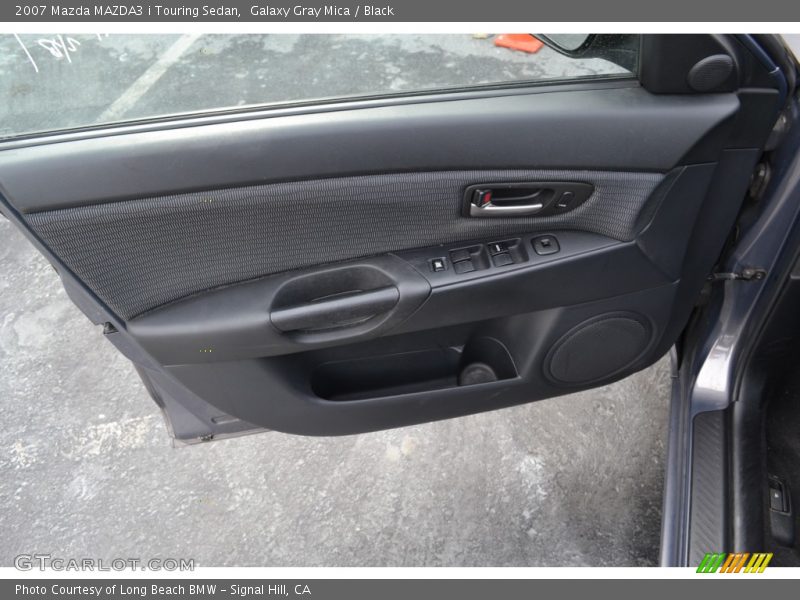 Galaxy Gray Mica / Black 2007 Mazda MAZDA3 i Touring Sedan