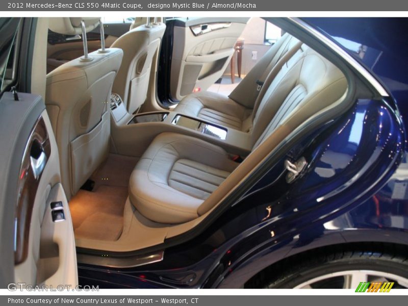 designo Mystic Blue / Almond/Mocha 2012 Mercedes-Benz CLS 550 4Matic Coupe