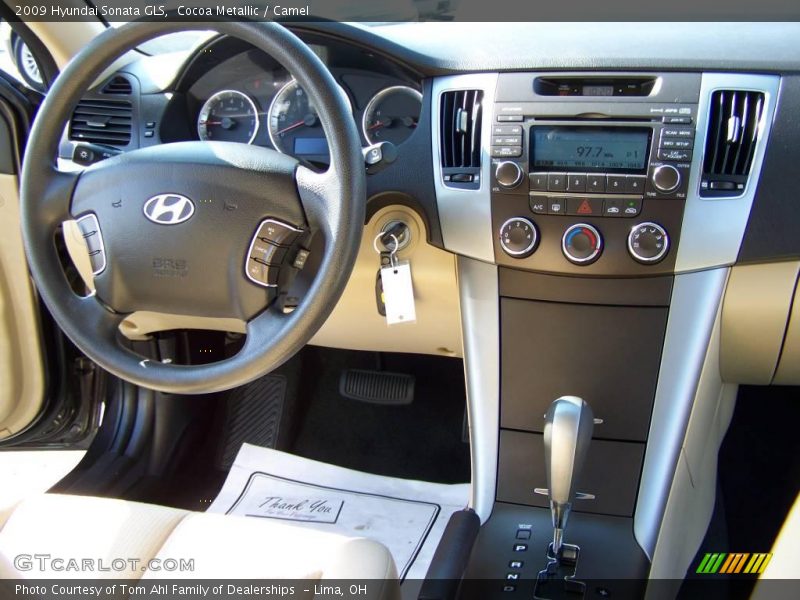 Cocoa Metallic / Camel 2009 Hyundai Sonata GLS