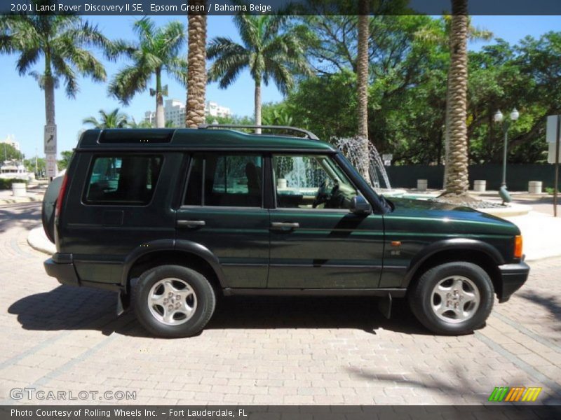 Epsom Green / Bahama Beige 2001 Land Rover Discovery II SE