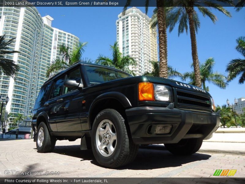 Epsom Green / Bahama Beige 2001 Land Rover Discovery II SE